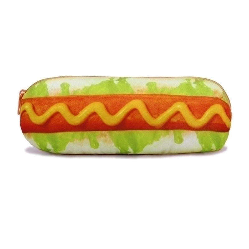 Korean Cute Bread Pencil Case Simple Fabric Stationery Bag Creative Storage Box for Female Students|Stationery & Office Supplies