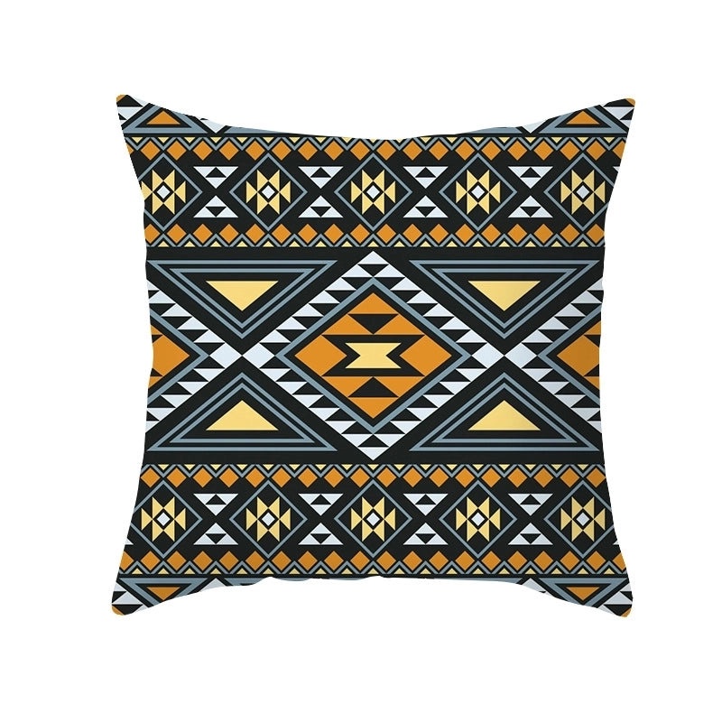 Bohemian Geometric Peach Skin Cushion Covers|Home Decor Pillows