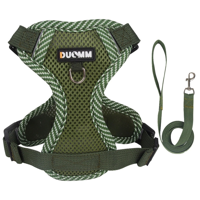 Reflective Breathable Dog Vest Harness with Hand-Holding Rope | Pet Harness & Leash