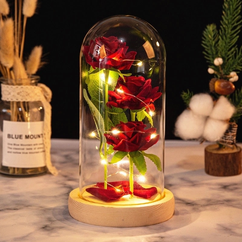 Romantic Preserved Rose Bouquet for Valentine's Day|Flower Gifts