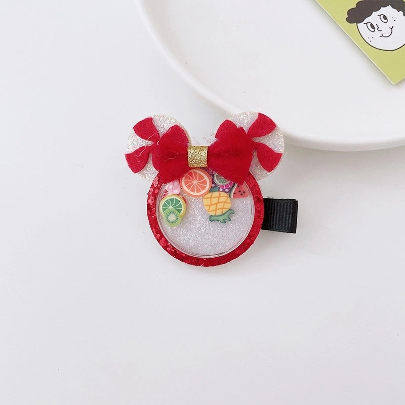 Christmas Bow Knot Hair Clip Cute Festival Party Accessory|Hair Accessories