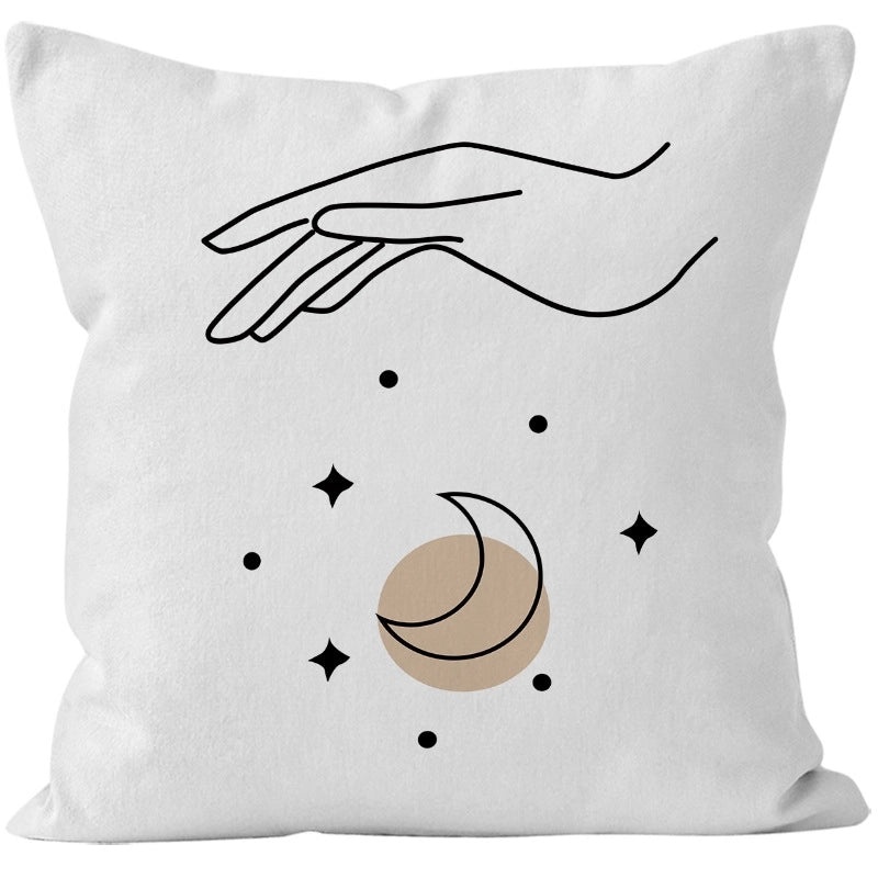 Preppy Minimalist Velvet Pillow Cases Color Block Super Short Design|Home Decor Pillows