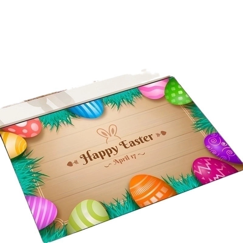 Easter Themed Casual Polyester Floor Mat for Vacation Decor|Home Decor & Rugs