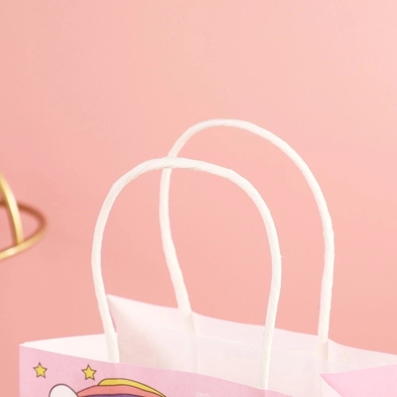 Cute Animal Cartoon White Cowhide Gift Bags for Wedding Birthday Party | Party Supplies & Gift Wrapping