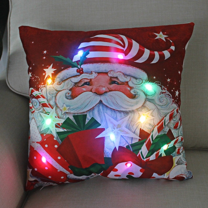 Christmas Santa Plush Pillow Covers|Home Decor Pillows