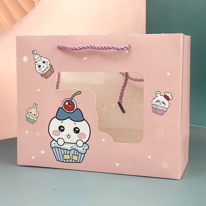 Cute Animal Cartoon Paper Gift Bags with Handles|Gift Bags & Wrapping Supplies