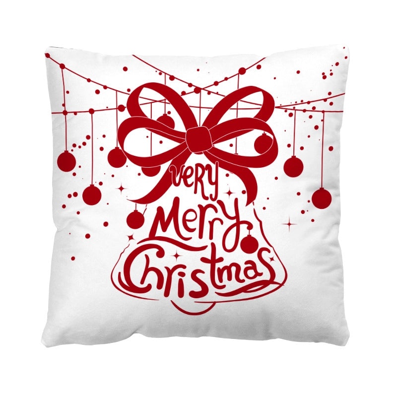 Christmas Plush Pillow Covers with Santa Claus & Christmas Tree Design | Home Decor & Sofa Accessories