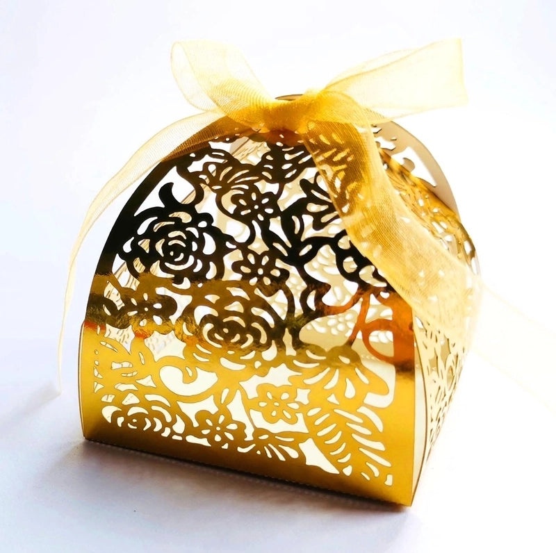 Romantic Floral Paper Gift Bags for Valentine's Day Wedding Banquet | Wedding Accessories