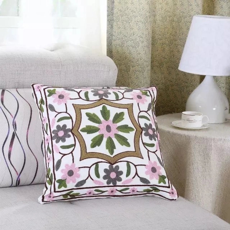 Tropical Floral Cotton Pillow Covers for Vacation Vibes|Home Decor & Bedding