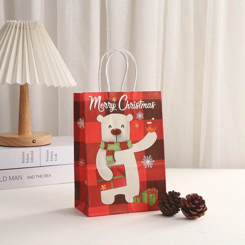 Christmas Nordic Santa Claus Gingerbread Snowman Gift Bags for Christmas Party Wrapping|Christmas Party Supplies