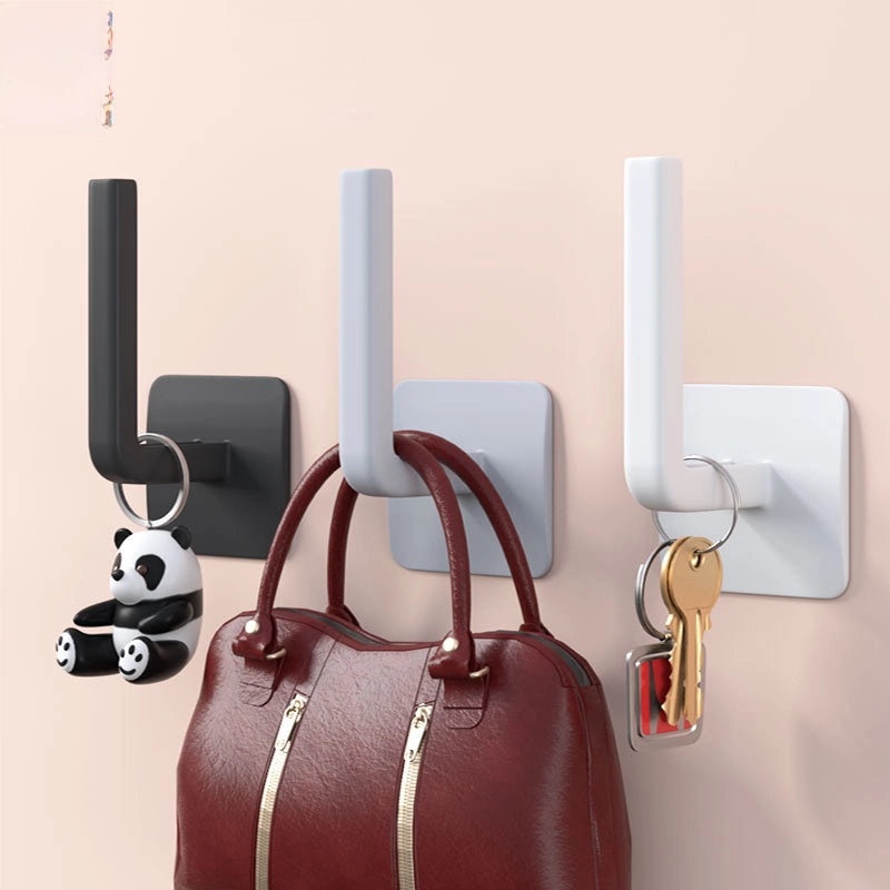 Punch-free Strong Adhesive Seamless Hook Multi-functional Hanger for Wall Door Bathroom Hallway|Home Organization & Storage Accessories