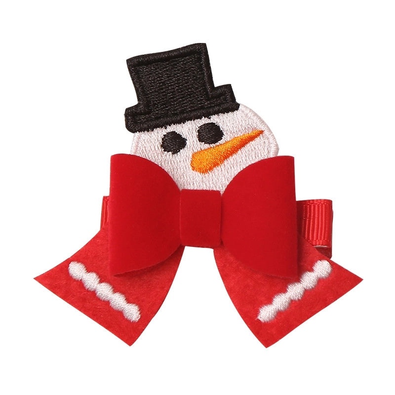 Christmas Cute Bow Knot Hair Clip Party Accessory | Hair Accessories