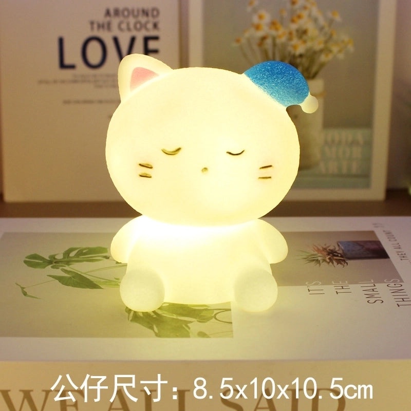 Adorable Bear and Duck Vinyl Night Lights for Indoor Birthday Decor|Home Decor Lighting