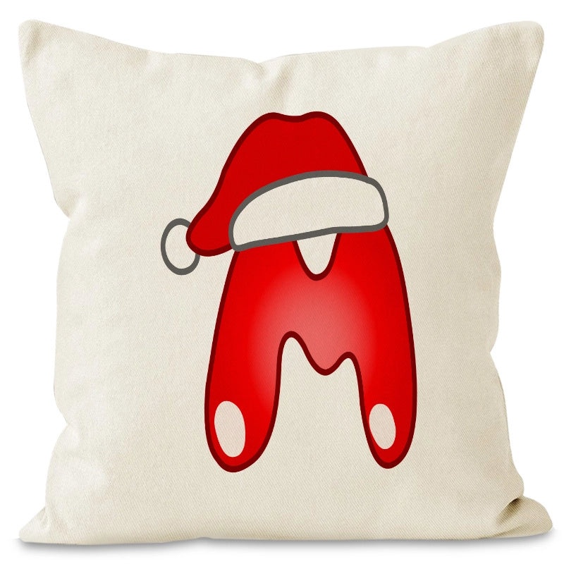 Nordic Christmas Pillow Covers Cute Modern Santa Hat Linen Polyester Sofa Cushion Cases|Home Decor Pillows