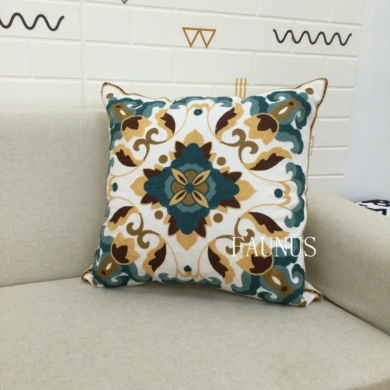 Tropical Floral Cotton Pillow Covers for Vacation Vibes|Home Decor & Bedding