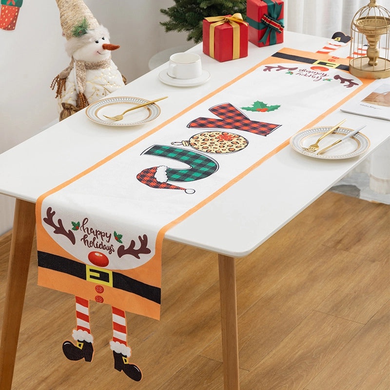 Minimalist Christmas Tree Letter Table Runner for Office Decor|Home Decor/Table Linens