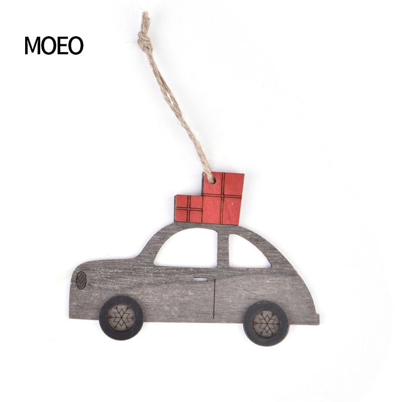 Minimalist Christmas Color Block Wooden Jewelry for Holiday and Daily Wear|Festive Accessories