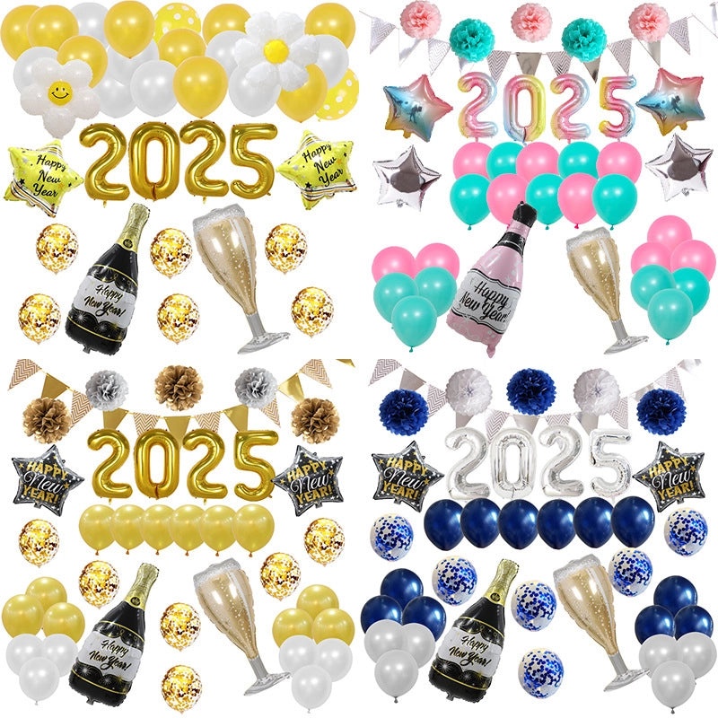 Minimalist Number Aluminium Foil Balloons for Vacation and Festival|Party Decorations Balloons