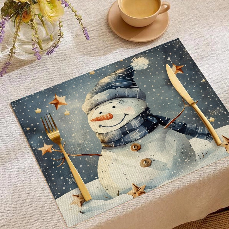 Minimalist Christmas Tree Placemat for Holiday Dining|Home Decor & Tableware