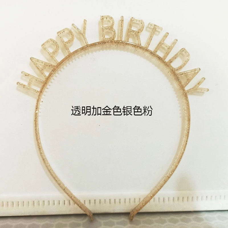 English Letter Hair Band for Wedding Graduation Christmas Valentine's Day New Year Birthday|Hair Accessories