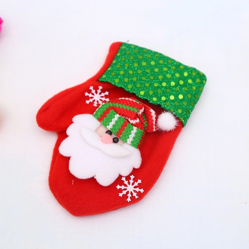 Festive Christmas Fabric Party Gift Bags for Holiday Celebration | Holiday Gift Bags
