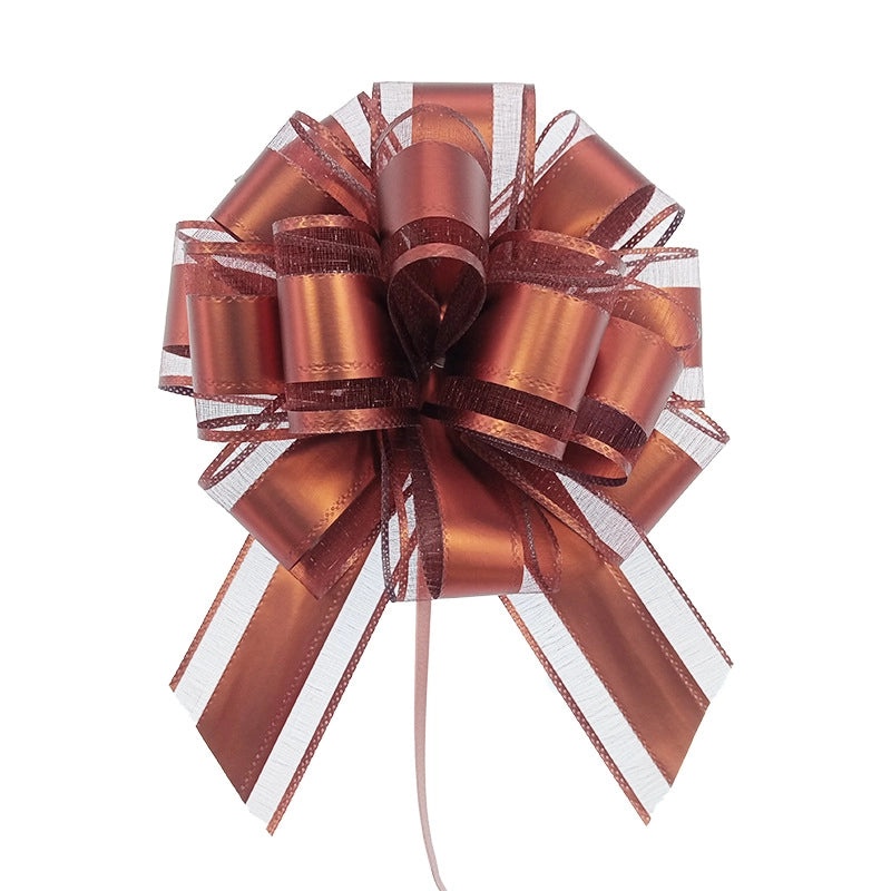 Large Matte Metal Color Ball Flower for Christmas Gift Packaging | Christmas Decorations