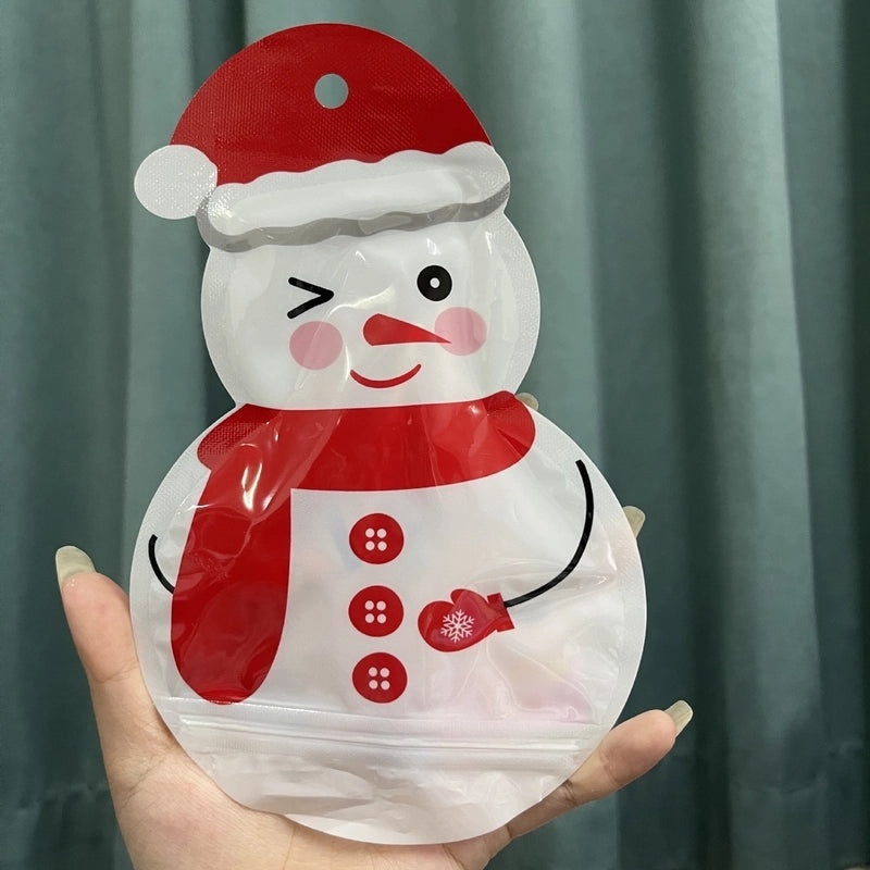 Cute Cartoon Christmas Gift Bags for Kindergarten & Mall | Holiday Packaging & Self-Sealing Bags