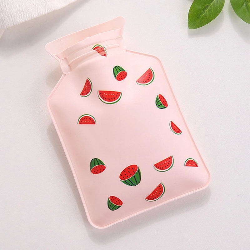 Pearlescent PVC Mini Hot Water Bag Cartoon Style Warm Handbag for Hands and Baby Warmth|Home & Living Accessories