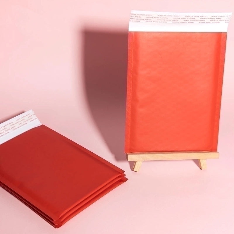 Simple Solid Color Kraft Paper Envelope Pouch|Bags & Accessories