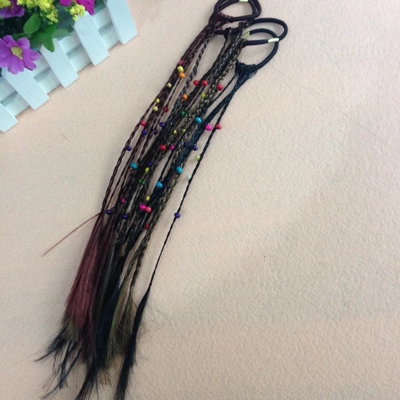 Cute Kids Heart-Shaped Feather Braid Hair Accessories in Cartoon Style|Kids Hair Accessories