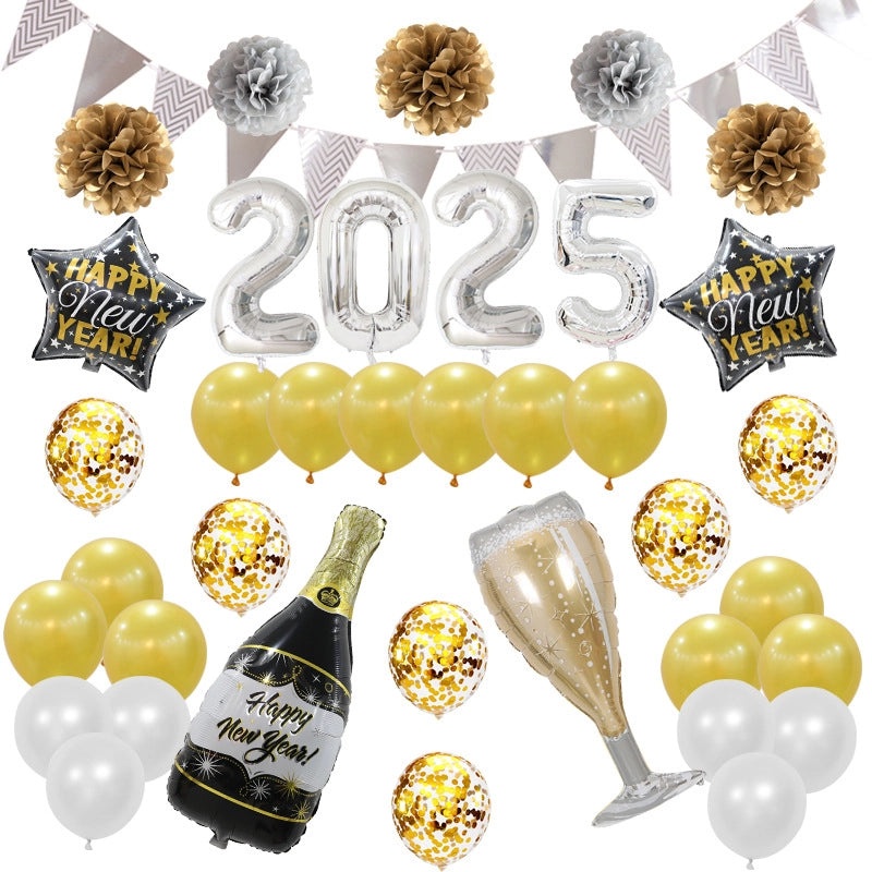 Minimalist Number Aluminium Foil Balloons for Vacation and Festival|Party Decorations Balloons