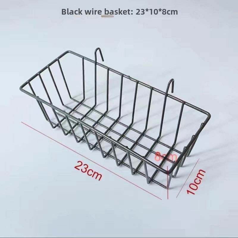 Metal Mesh Grid Wall Rack for Storage and Photo Display | Home Organization