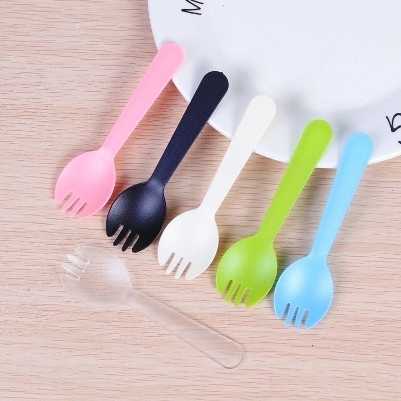 300 Pieces Solid Color Plastic Party Tableware for Kids Children's Day National Day Birthday | Party Supplies Tableware