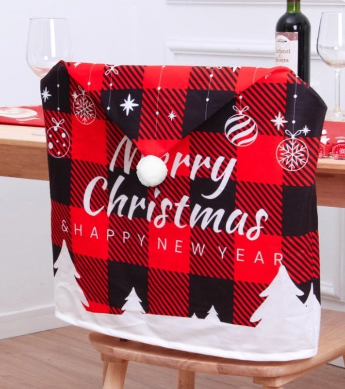 Christmas Holiday Table Runner and Chair Covers with Santa Claus, Snowman Design | Home Decor & Party Supplies