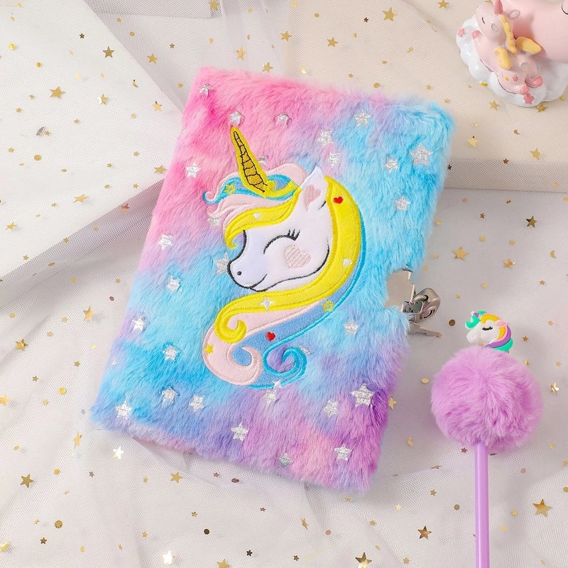 Cute Animal Plush Notebook for School Graduation|Stationery & School Supplies