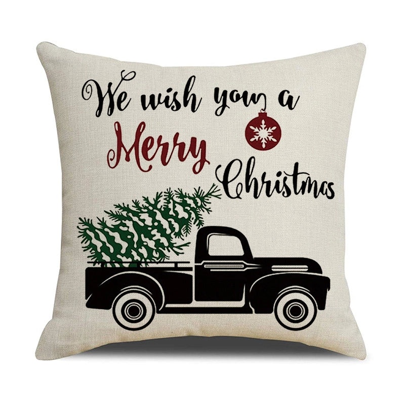 Stylish Elk Print Polyester Pillow Covers | Home Decor Pillows