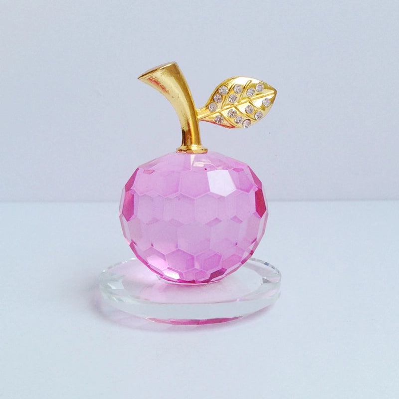 Elegant Minimalist Apple Crystal Pendant Necklace|Jewelry & Accessories