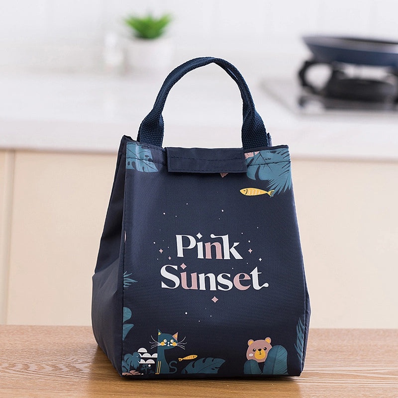 Adorable Cartoon Oxford Lunch Tote Bag|Lunch Bags & Coolers
