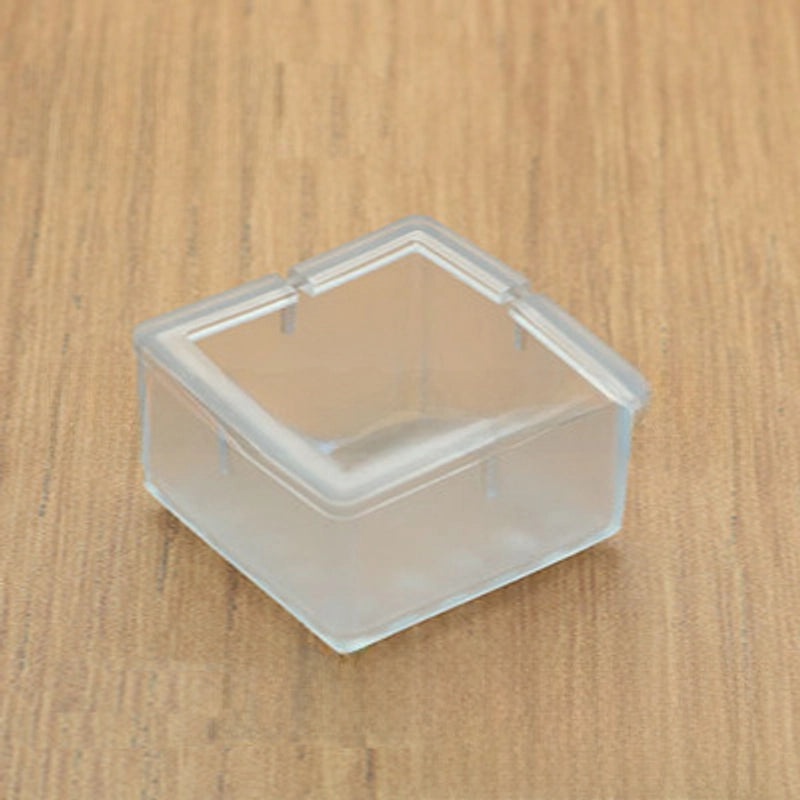 Transparent Non-slip Rubber Chair Leg Caps Thickened Floor Protectors Multi-size Furniture Feet Covers|Home & Living