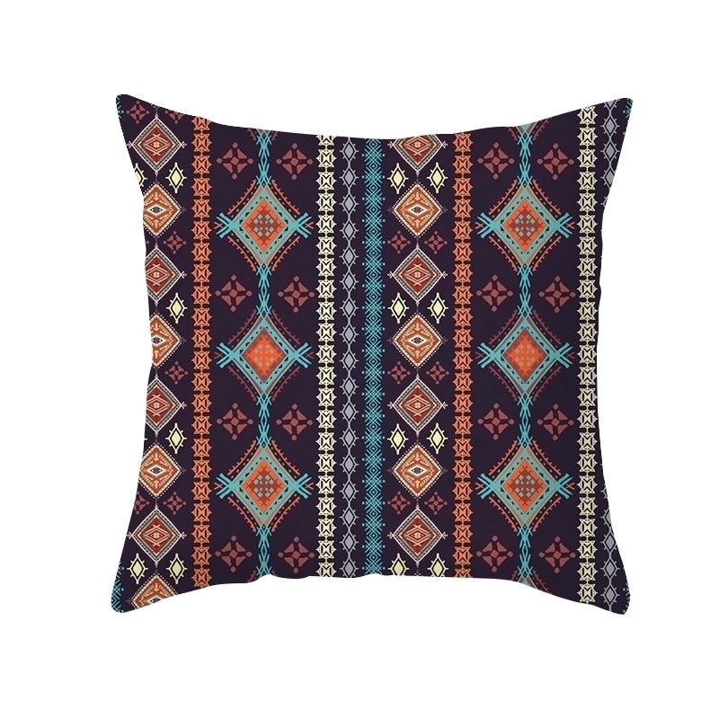 Bohemian Geometric Peach Skin Cushion Covers|Home Decor Pillows