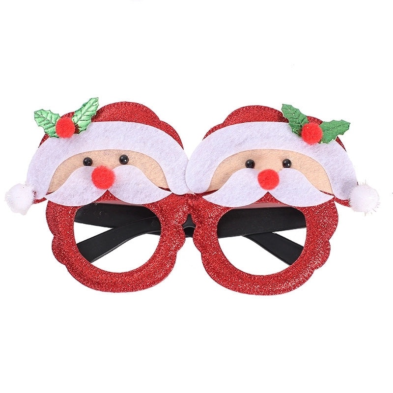 Festive Santa Claus Glasses Hairband for Christmas Halloween Valentine's Day Party|Accessories & Party Supplies
