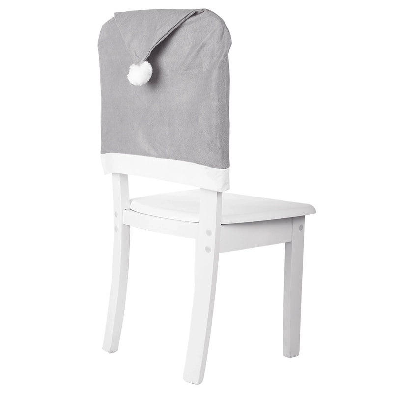 Christmas Minimalist Color Block Nonwoven Chair Cover for Holiday Daily Use|Home Decor & Furniture Accessories