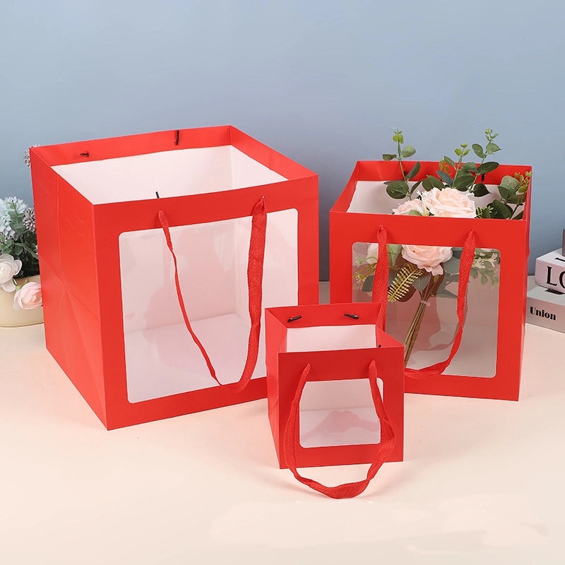 Elegant Minimalist Solid Color Gift Bags for Parties and Festivals | Party Supplies