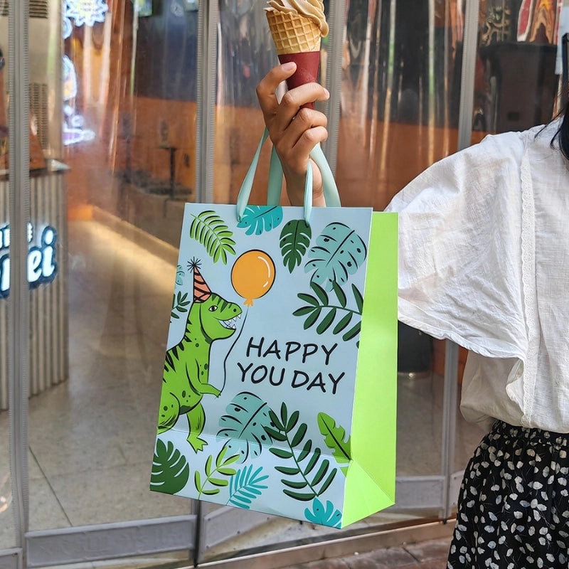 Kids Cute Cartoon Paper Gift Bags for Children’s Day|Party Supplies