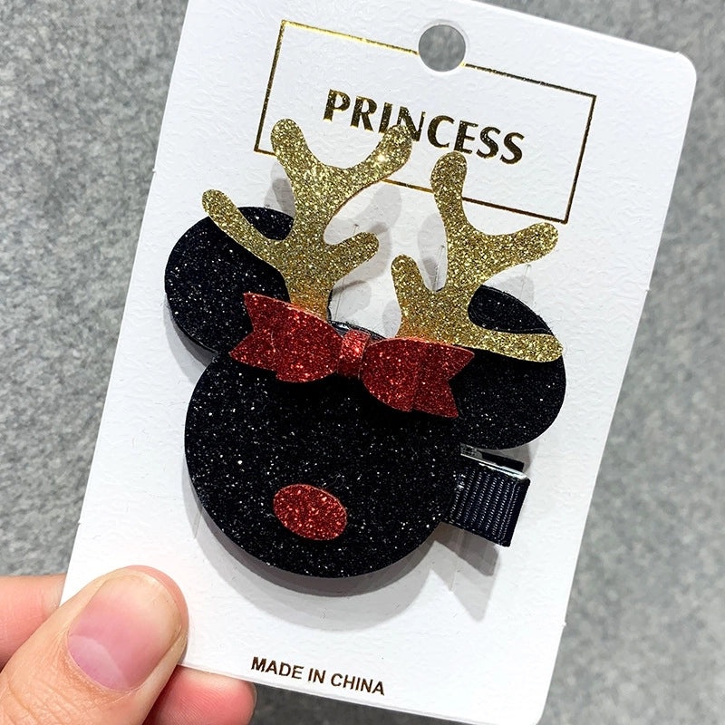 Christmas Bow Knot Hair Clip Cute Festival Party Accessory|Hair Accessories