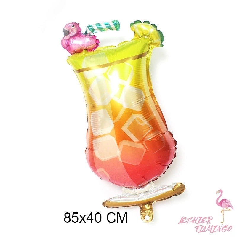 5 Pieces Romantic Beer & Wine Glass Balloons for Birthday Party Festival | Party Decorations Balloons