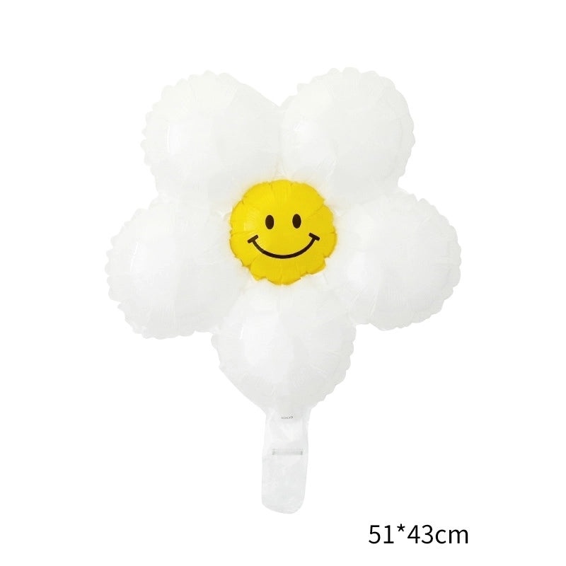 Birthday Rose and Daisy Flower Aluminum Foil Balloon for Party Decorations|Party Supplies Balloons