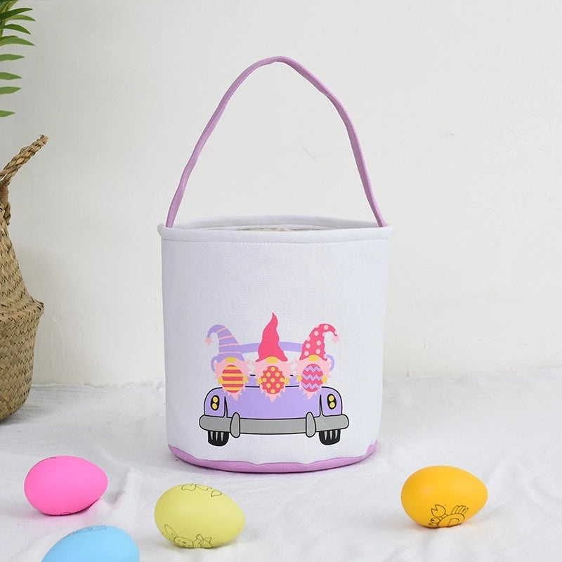 Minimalist Easter Rabbit Cloth Basket for Daily Use | Home Decor & Seasonal Accessories