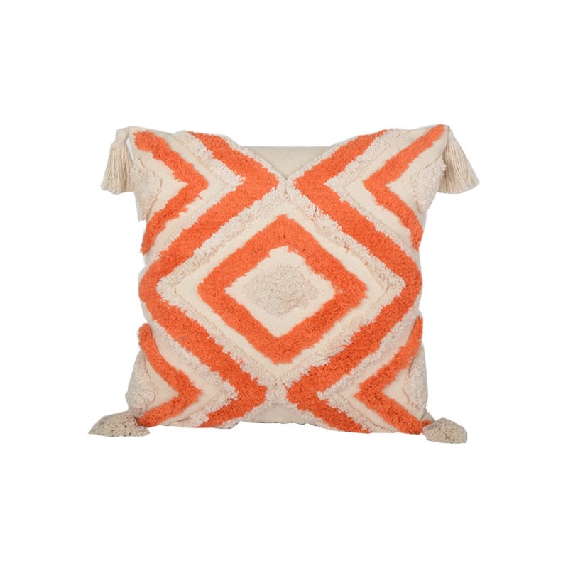 Vintage Striped Tufted Cushion Cover|Home Decor Pillows