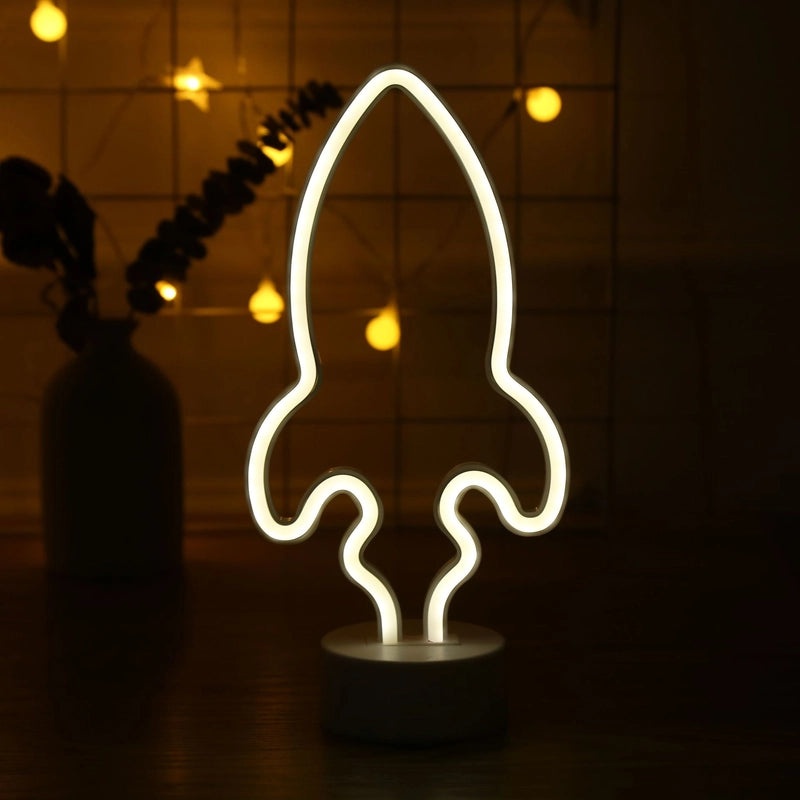 Romantic Anchor and Snowman LED Night Lights for Christmas and Valentine's Day | Indoor Decorative Lighting
